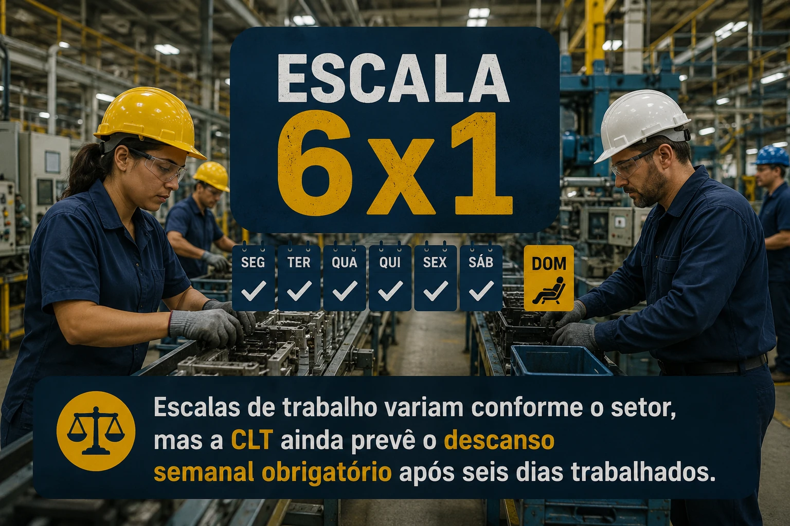 Escala 6x1: o que está em discussão, o que diz a lei e o que ainda pode mudar